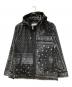 DIESEL（ディーゼル）の古着「バンダナ柄フーデッドジャケット」｜グレー×ブラック