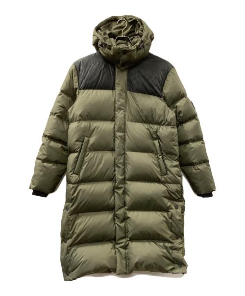 COACH（コーチ）COACH (コーチ) ロングパッファージャケット オリーブ サイズ:Sの古着・服飾アイテム