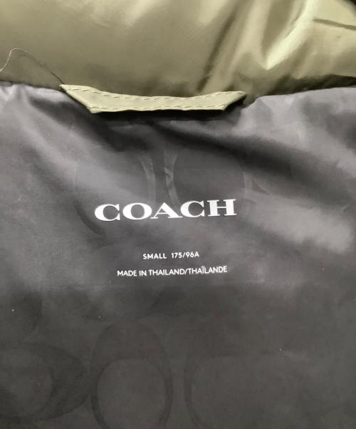COACH（コーチ）COACH (コーチ) ロングパッファージャケット オリーブ サイズ:Sの古着・服飾アイテム