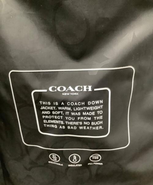 COACH（コーチ）COACH (コーチ) ロングパッファージャケット オリーブ サイズ:Sの古着・服飾アイテム