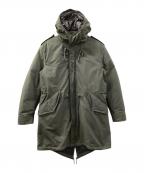 Aquascutumアクアスキュータム）の古着「WYNCOL 3WAY マウンテンパーカ」｜カーキ