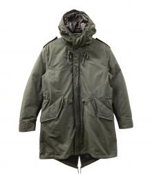 Aquascutum（アクアスキュータム）の古着「WYNCOL 3WAY マウンテンパーカ」｜カーキ