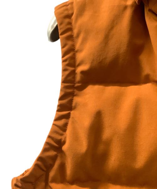 DANTON（ダントン）DANTON (ダントン) フード付きダウンベスト オレンジ サイズ:42の古着・服飾アイテム