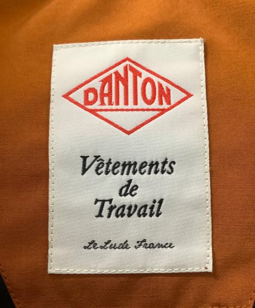 DANTON（ダントン）DANTON (ダントン) フード付きダウンベスト オレンジ サイズ:42の古着・服飾アイテム