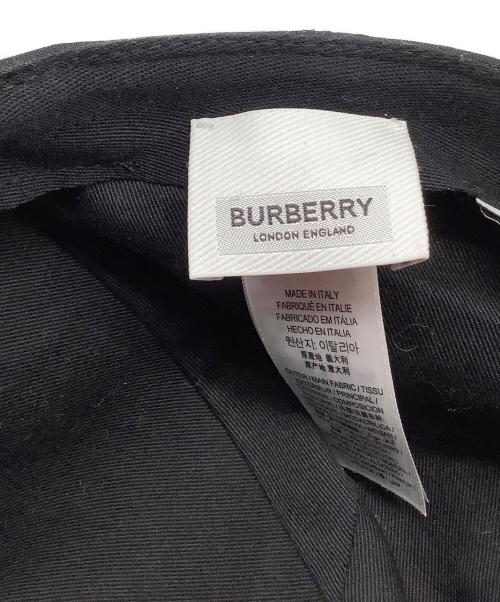 BURBERRY（バーバリー）BURBERRY (バーバリー) キャップ ブラック サイズ:57/Mの古着・服飾アイテム