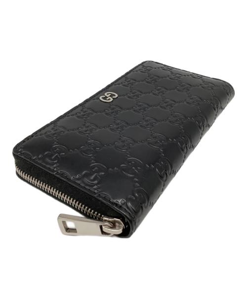 GUCCI（グッチ）GUCCI (グッチ) DORIAN 	長財布 ブラックの古着・服飾アイテム
