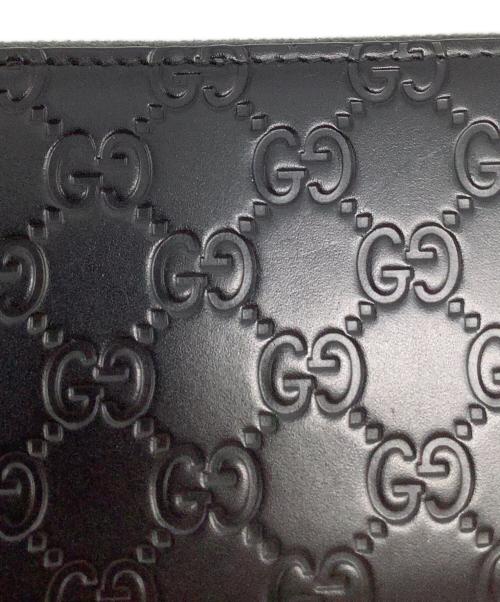 GUCCI（グッチ）GUCCI (グッチ) DORIAN 	長財布 ブラックの古着・服飾アイテム