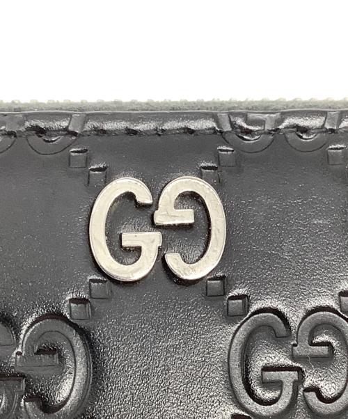 GUCCI（グッチ）GUCCI (グッチ) DORIAN 	長財布 ブラックの古着・服飾アイテム