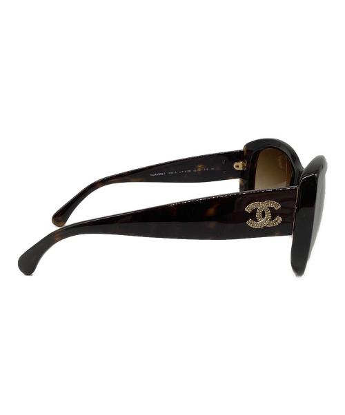 CHANEL（シャネル）CHANEL (シャネル) サングラス ブラウン サイズ:55□21の古着・服飾アイテム