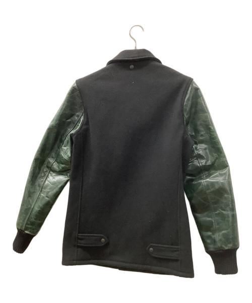Schott（ショット）Schott (ショット) スタジャン ブラック×グリーン サイズ:Sの古着・服飾アイテム