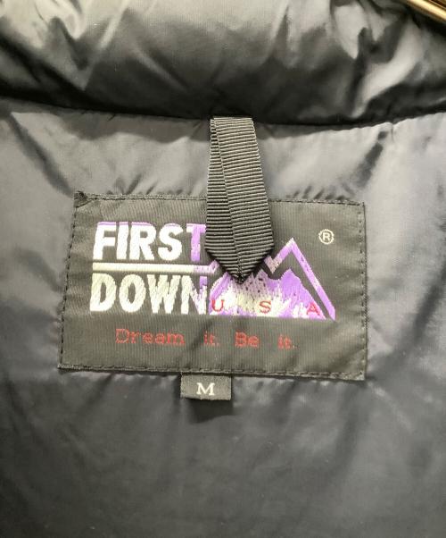 FIRST DOWN（ファーストダウン）FIRST DOWN (ファーストダウン) ヌプシダウンジャケット ブラック サイズ:Mの古着・服飾アイテム