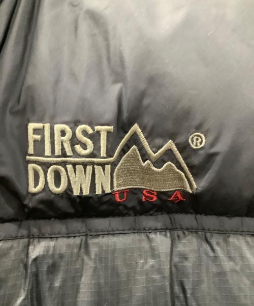 FIRST DOWN（ファーストダウン）FIRST DOWN (ファーストダウン) ヌプシダウンジャケット ブラック サイズ:Mの古着・服飾アイテム