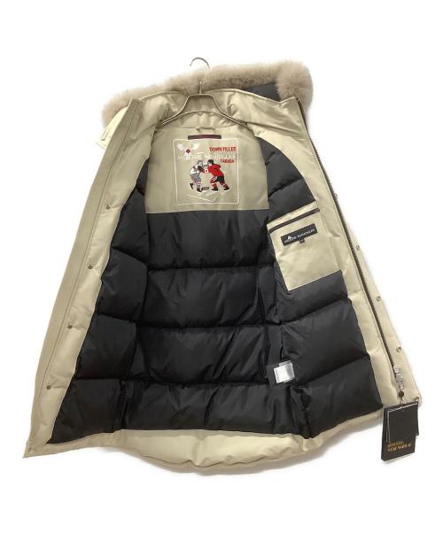 MOOSE KNUCKLES（ムース ナックルズ）MOOSE KNUCKLES (ムース ナックルズ) ダウンコート ベージュ サイズ:S 未使用品の古着・服飾アイテム