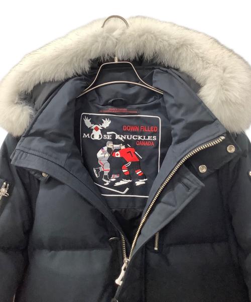MOOSE KNUCKLES（ムース ナックルズ）MOOSE KNUCKLES (ムース ナックルズ) ダウンコート ネイビー サイズ:S 未使用品の古着・服飾アイテム