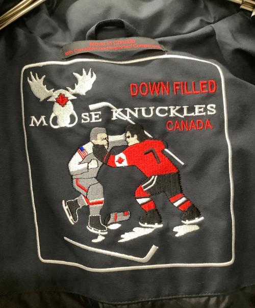 MOOSE KNUCKLES（ムース ナックルズ）MOOSE KNUCKLES (ムース ナックルズ) ダウンコート ネイビー サイズ:S 未使用品の古着・服飾アイテム