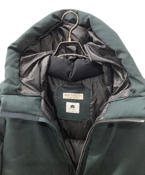 BEAUTY&YOUTH（ビューティーアンドユース）BEAUTY&YOUTH (ビューティーアンドユース) ダウンジャケット ダークグリーン サイズ:XLの古着・服飾アイテム