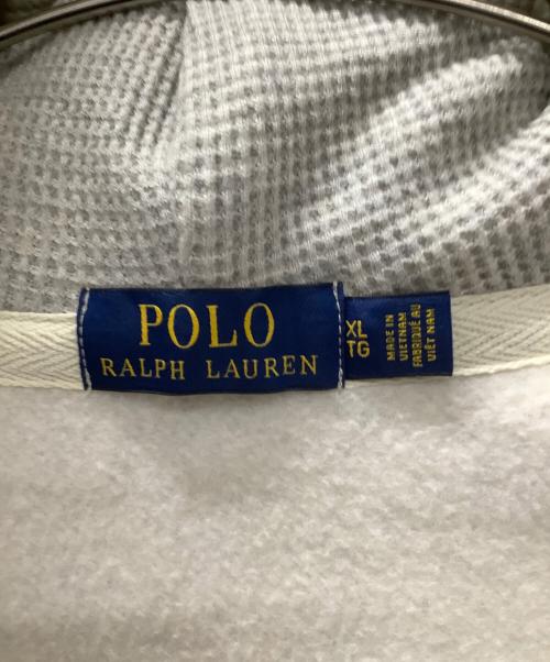 POLO RALPH LAUREN（ポロ・ラルフローレン）POLO RALPH LAUREN (ポロ・ラルフローレン) ジップパーカー ライトグレー サイズ:XLの古着・服飾アイテム