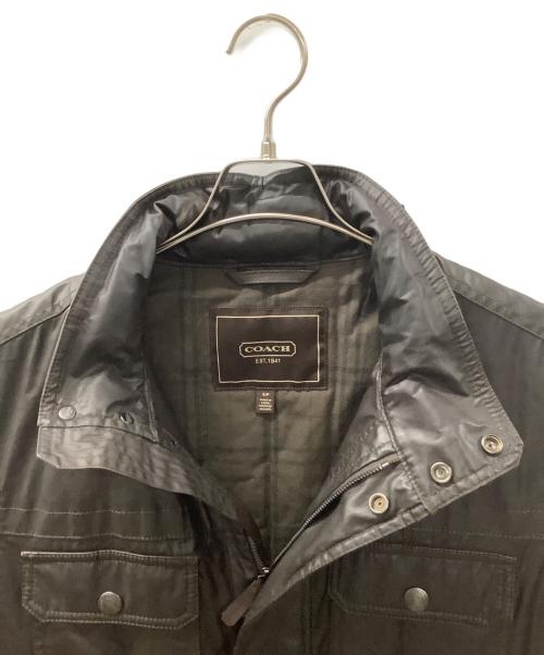 COACH（コーチ）COACH (コーチ) レザージャケット ブラウン サイズ:Sの古着・服飾アイテム