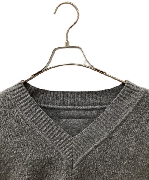 ELE STOLYOF（エレ ストリオフ）ELE STOLYOF (エレ ストリオフ) Reversible Knit Pullover グレー サイズ:38の古着・服飾アイテム