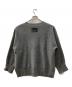 ELE STOLYOF (エレ ストリオフ) Reversible Knit Pullover グレー サイズ:38：15000円