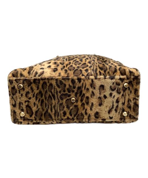 L'appartement（アパルトモン）L'appartement (アパルトモン) Leopard Bamboo Bag ブラウン×ベージュの古着・服飾アイテム