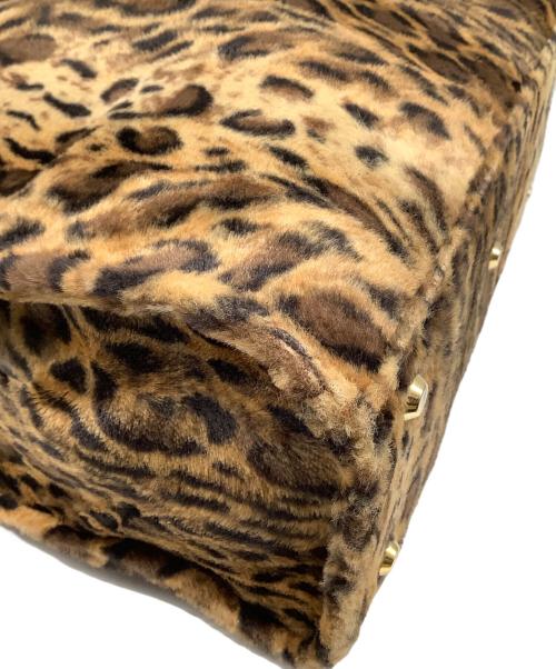 L'appartement（アパルトモン）L'appartement (アパルトモン) Leopard Bamboo Bag ブラウン×ベージュの古着・服飾アイテム