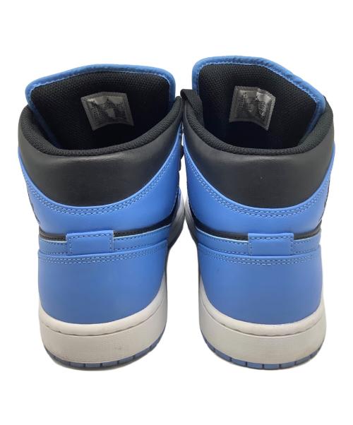 NIKE（ナイキ）NIKE (ナイキ) Air Jordan 1 Mid（エアジョーダン1） ブルー×ブラック サイズ:US9.5の古着・服飾アイテム