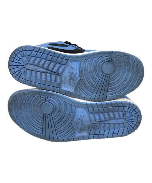 NIKE（ナイキ）NIKE (ナイキ) Air Jordan 1 Mid（エアジョーダン1） ブルー×ブラック サイズ:US9.5の古着・服飾アイテム