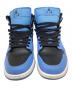 中古・古着 NIKE (ナイキ) Air Jordan 1 Mid（エアジョーダン1） ブルー×ブラック サイズ:US9.5：11000円