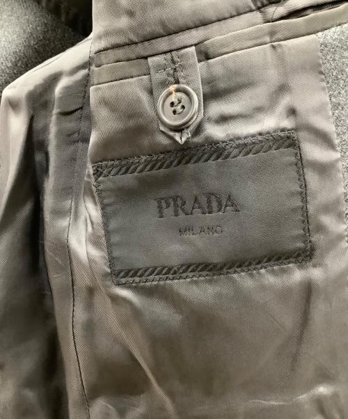 PRADA（プラダ）PRADA (プラダ) テーラードジャケット ライトグレー サイズ:46の古着・服飾アイテム