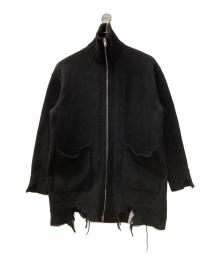 DIESEL（ディーゼル）の古着「厚手カーディガン」｜ブラック