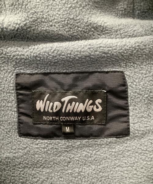 WILD THINGS（ワイルドシングス）WILD THINGS (ワイルドシングス) フリースライニング マウンテンパーカー ブラック サイズ:Mの古着・服飾アイテム