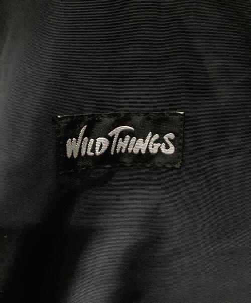 WILD THINGS（ワイルドシングス）WILD THINGS (ワイルドシングス) フリースライニング マウンテンパーカー ブラック サイズ:Mの古着・服飾アイテム