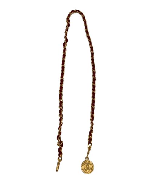 CHANEL（シャネル）CHANEL (シャネル) チェーンベルト レッドの古着・服飾アイテム