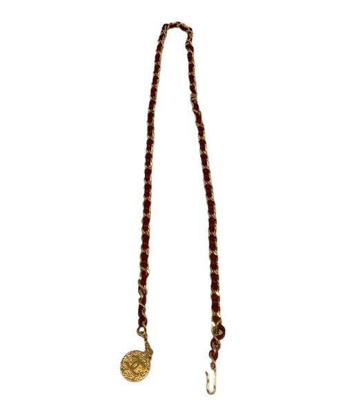 CHANEL（シャネル）CHANEL (シャネル) チェーンベルト レッドの古着・服飾アイテム