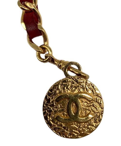 CHANEL（シャネル）CHANEL (シャネル) チェーンベルト レッドの古着・服飾アイテム