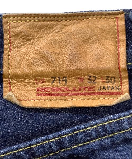 RESOLUTE（リゾルト）RESOLUTE (リゾルト) 714デニムパンツ インディゴ サイズ:W32 L30の古着・服飾アイテム