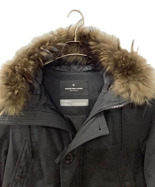 nano・universe（ナノ・ユニバース）nano・universe (ナノ・ユニバース) 西川ダウン ブラック サイズ:Lの古着・服飾アイテム