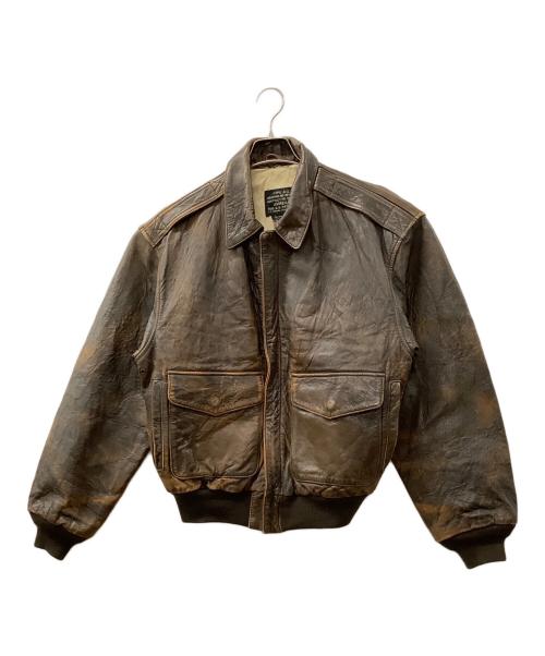 AVIREX（アヴィレックス）AVIREX (アヴィレックス) A-2レザージャケット ブラウン サイズ:Sの古着・服飾アイテム