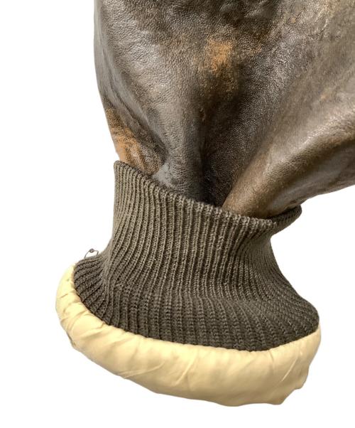 AVIREX（アヴィレックス）AVIREX (アヴィレックス) A-2レザージャケット ブラウン サイズ:Sの古着・服飾アイテム