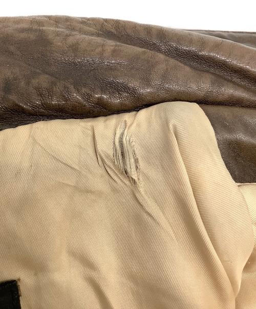 AVIREX（アヴィレックス）AVIREX (アヴィレックス) A-2レザージャケット ブラウン サイズ:Sの古着・服飾アイテム