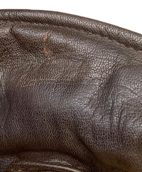 AKASO（アカソ）AKASO (アカソ) A-2レザージャケット ブラウン サイズ:Lの古着・服飾アイテム