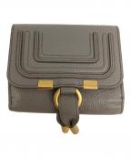 Chloeクロエ）の古着「3つ折り財布 マーシー」｜グレー