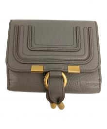 Chloe（クロエ）の古着「3つ折り財布 マーシー」｜グレー