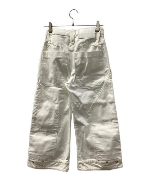 DIESEL（ディーゼル）DIESEL (ディーゼル) ワイドデニムパンツ ホワイト サイズ:W23の古着・服飾アイテム