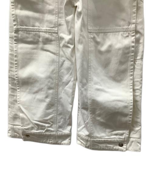 DIESEL（ディーゼル）DIESEL (ディーゼル) ワイドデニムパンツ ホワイト サイズ:W23の古着・服飾アイテム