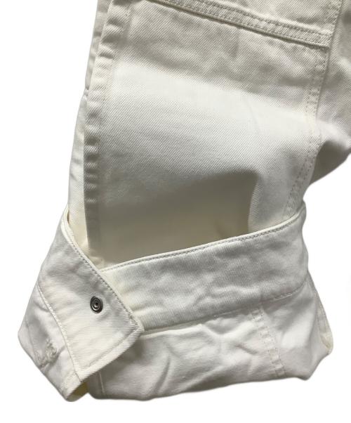 DIESEL（ディーゼル）DIESEL (ディーゼル) ワイドデニムパンツ ホワイト サイズ:W23の古着・服飾アイテム