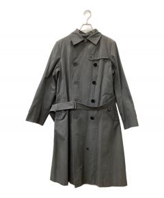 中古・古着通販】BURBERRY (バーバリー) ウールロングコート ベージュ