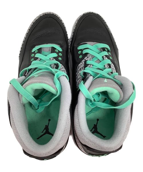 NIKE（ナイキ）NIKE (ナイキ) AIR JORDAN 3 RETRO（エアジョーダン3レトロ） ブラック×グレー サイズ:US9の古着・服飾アイテム