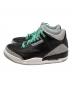 NIKE (ナイキ) AIR JORDAN 3 RETRO（エアジョーダン3レトロ） ブラック×グレー サイズ:US9：10000円